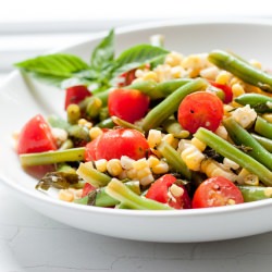Green Bean, Corn, and Tomato Salad
