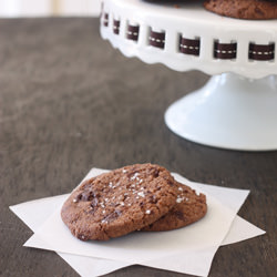 Chocolate Cookies with Fleur de Sel