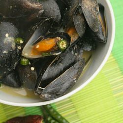 Thai Green Curry Mussels