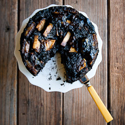 Caramel Apple Blackout Cake
