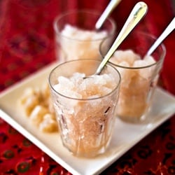 Rubyred Grapefruit + Ginger Granita