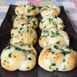 Parsley and Garlic Knots