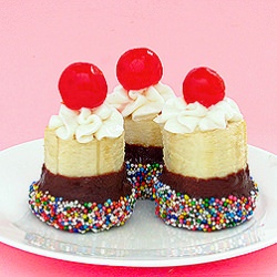 Banana Split Bites