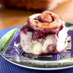 Bread Machine Jam Rolls