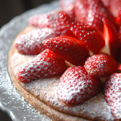 Strawberry Tart with Frangipane