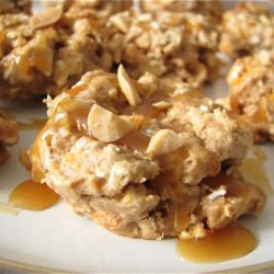 Caramel Apple Granola Cookies