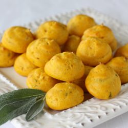 Pumpkin Sage Gougeres