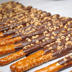 Toffee Crunch Pretzel Rods