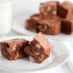 Chocolate and Walnut Brownie
