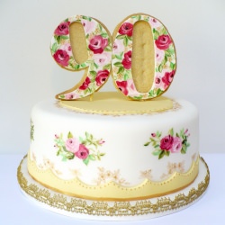 90th Birthday Cake