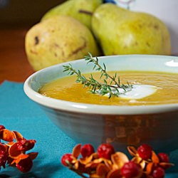 Roasted Squash and Pear Soup