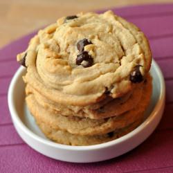 Peanut Butter Choc Chip Cookies
