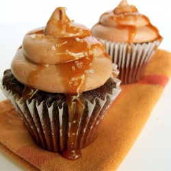 Chocolate & Salted Caramel Cupcakes