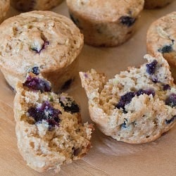 Zucchini Blueberry Muffins