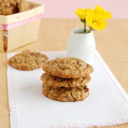 Chocolate-chunk oatmeal cookies wit