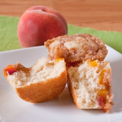 Mini Peach Streusel Coffeecakes