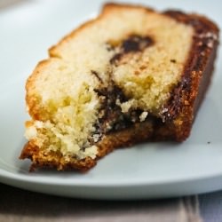 Nutella Swirl Pound Cake