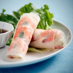 Vietnamese Spring Rolls w/ Shrimp