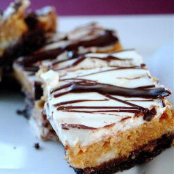 Pumpkin Chocolate Cheesecake Bars
