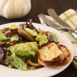Greens w/ Sauteed Mushrooms