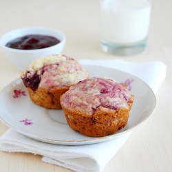 Jam Swirled Muffins