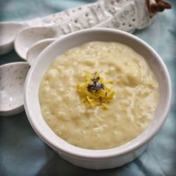 Lavender Lemon Rice Pudding