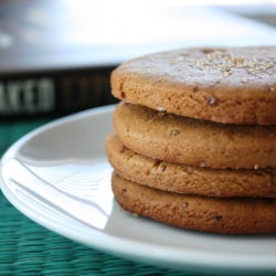 Ginger Rum Molasses Cookies