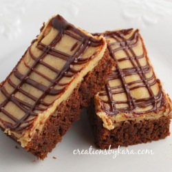 Peanut Butter Truffle Brownies