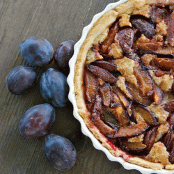Plum Frangipane Tart