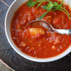 Fish Soup with Tomatoes