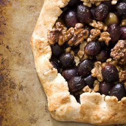 Roasted Grape Galette