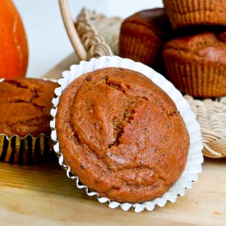 Vegan Pumpkin and Poppy Seed Muffin