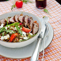 Lentil Salad with Lamb