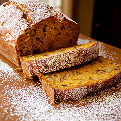 Black Walnut Pumpkin Bread