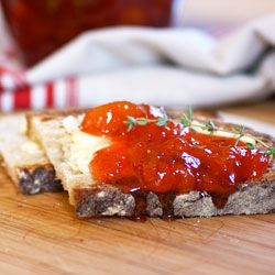 Peach and Fig Jam with Thyme