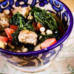 Kale, Sausage and White Bean Stew