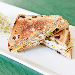 Pear and Walnut Sandwiches