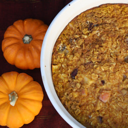 Pumpkin Baked Oatmeal