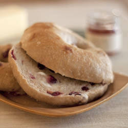 Cinnamon Cranberry Bagels