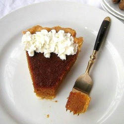 Dark Caramel Pumpkin Pie