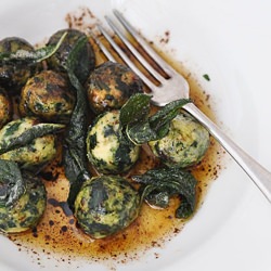 Spinach and Ricotta Gnudi