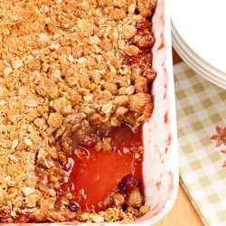 Apple Cranberry Oat Crumble