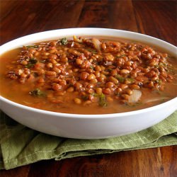 Moroccan Stewed Cowpeas w/ Kale
