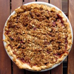 Apple & Sour Cherry Pie