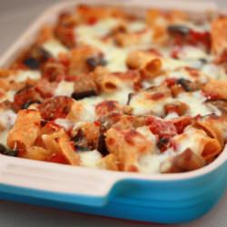 Rigatoni w/ Sausages & Eggplant