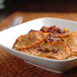 Smoked Chili Scalloped Sweet Potato