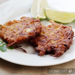Garlicky Yucca Fritters