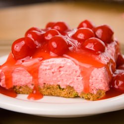 Cherry Pistachio Cheesecake