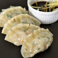 Pork and Chive Gyozas