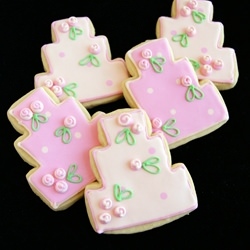 Posie Cake Cookies